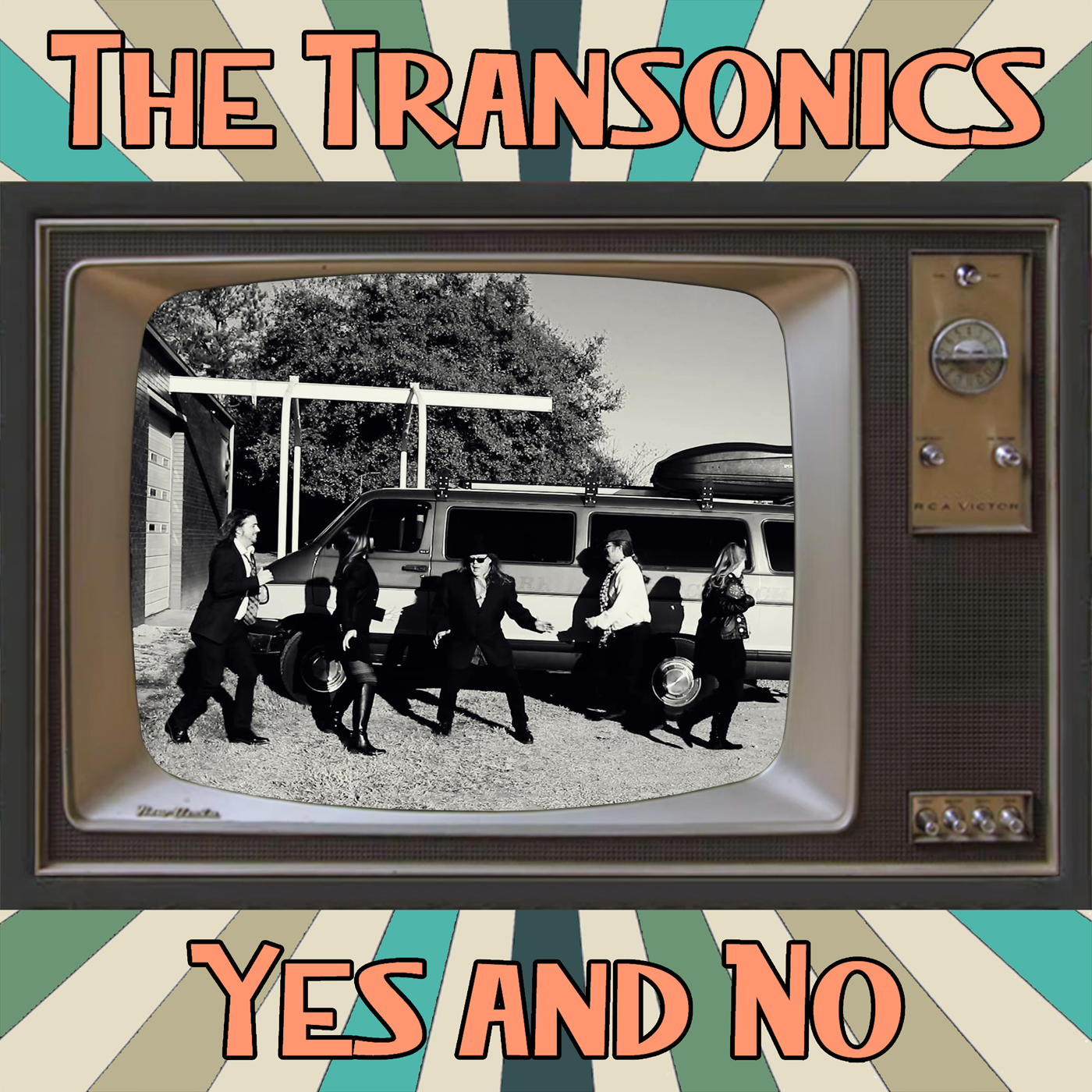 Cover art for The Transonics single, Yes and No